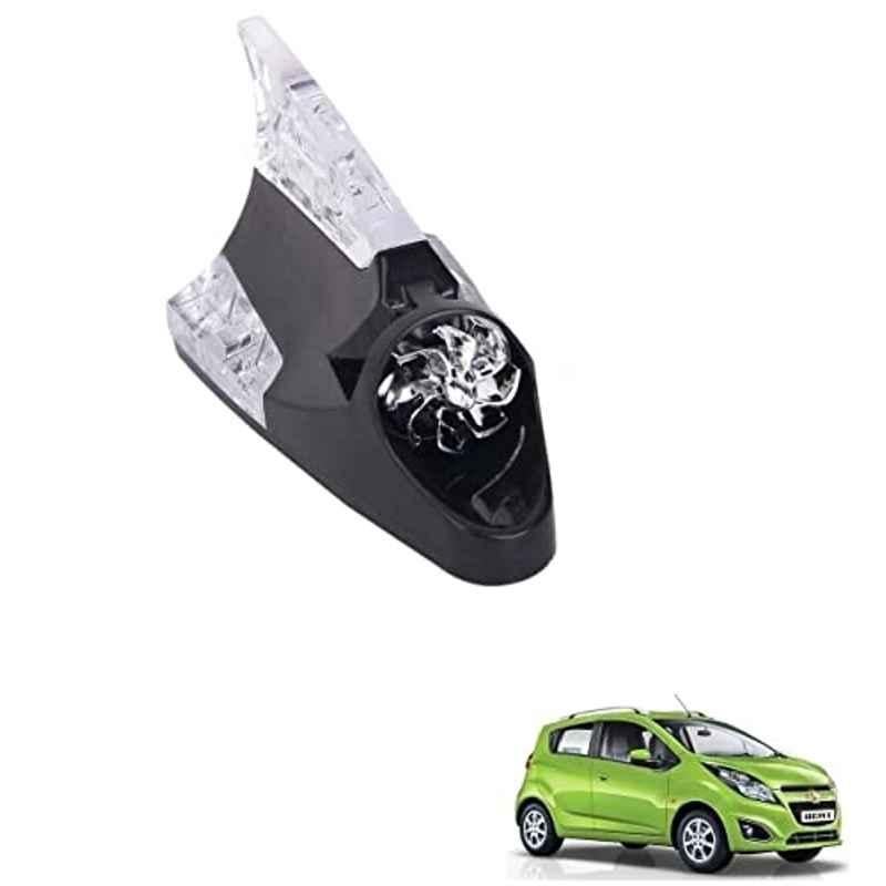 Kozdiko Black Auto Wind Power LED Light Shark Fin Car Antenna for Chevrolet Beat