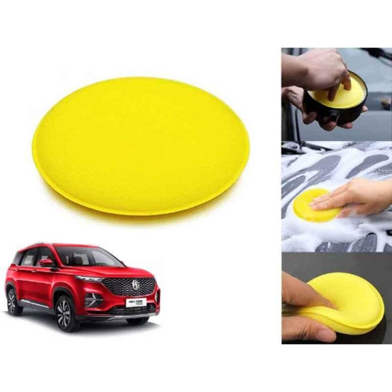 Auto Pearl Polyurethane Beige Washing & Waxing Polish Foam Sponge for Hector Plus