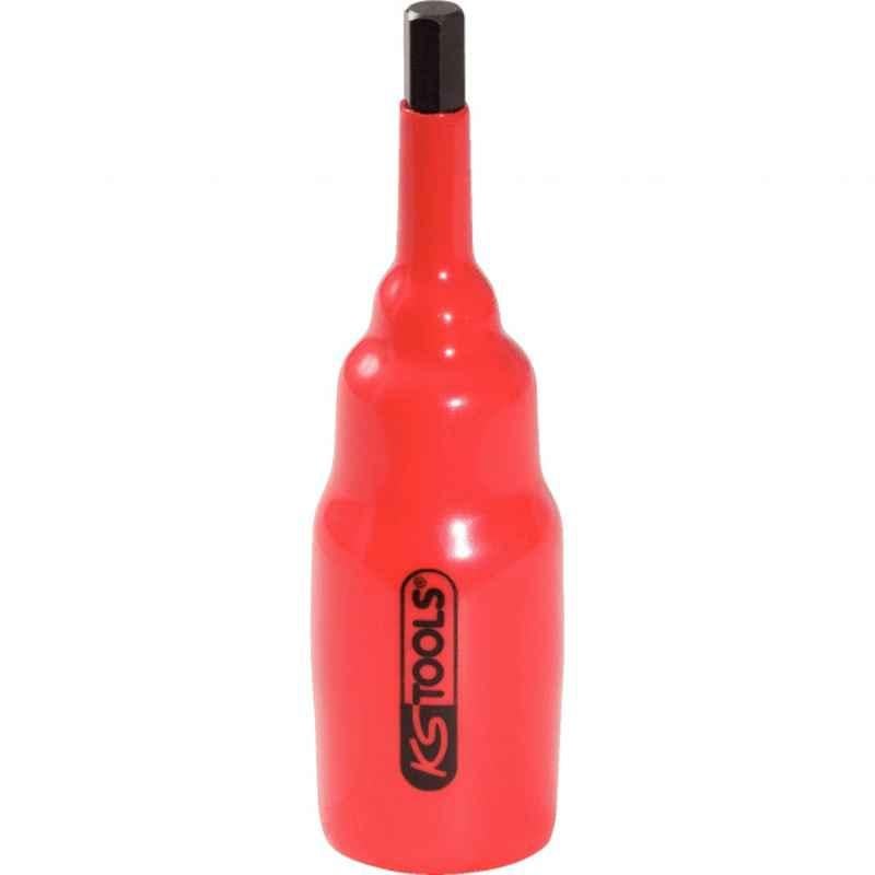 KS Tools 4mm CrV Steel Insulated Bit Socket, 117.1151