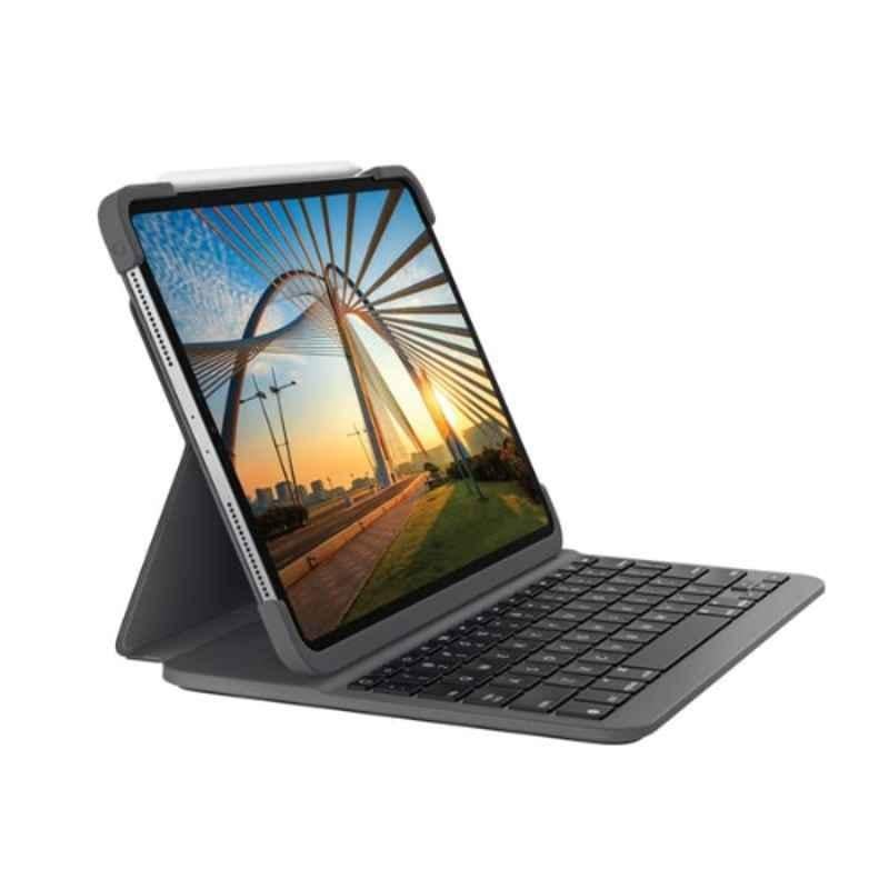 Logitech Slim Folio Pro Keyboard Case for iPad Pro 11 inch 1 & 2 Gen, 920-009689