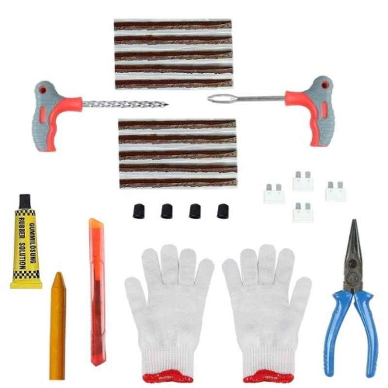 AllExtreme EX-5006 Tubeless Tyre Puncture Repair Kit with Portable Box