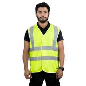 Mallcom Proclo 41 115GSM Polyester Green High Visibility Jacket, Size: M