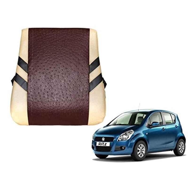 Kozdiko Brown & Beige Back Rest for Maruti Suzuki Baleno