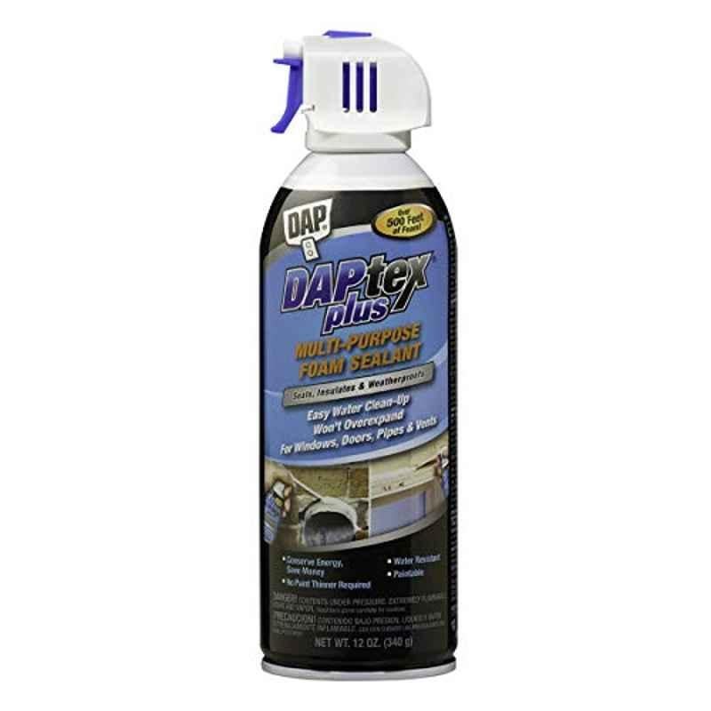 DAP Tex Plus 12oz White Multi-Purpose Foam Sealant, 18836