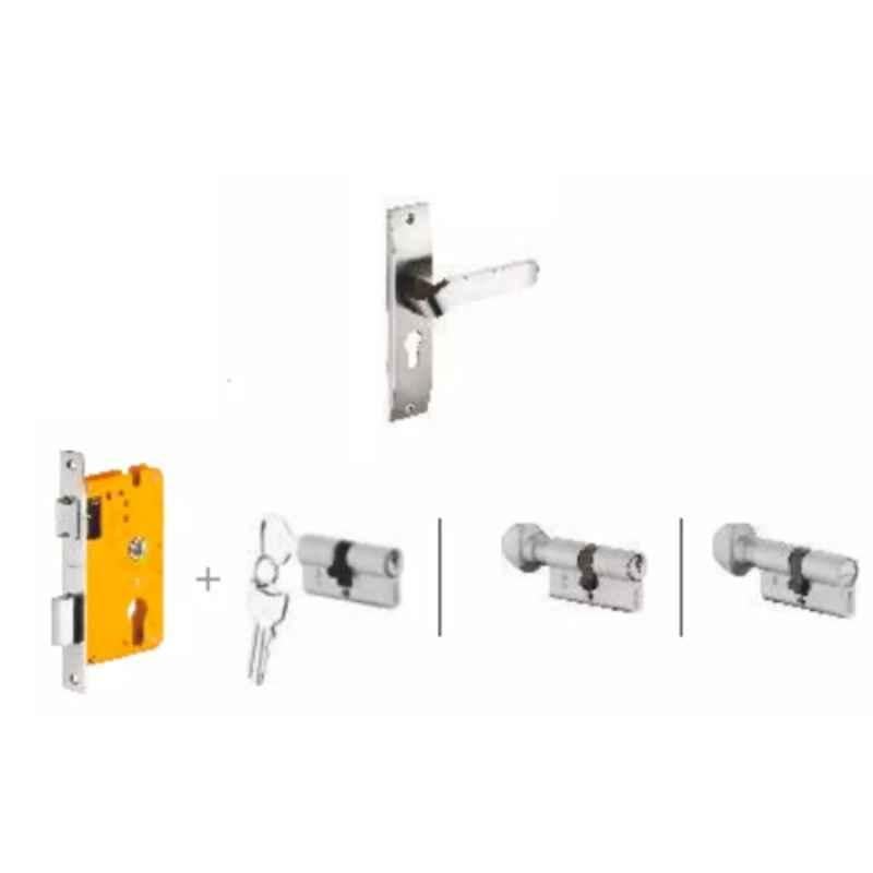 Dorset Hale HL HALE 190mm Stainless Steel Lock Set with Knob & 70mm Key Cylinder