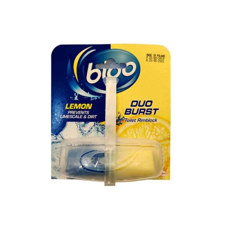 Bloo 40g Lemon Duo Burst Toilet Rimblock, BLO-0104