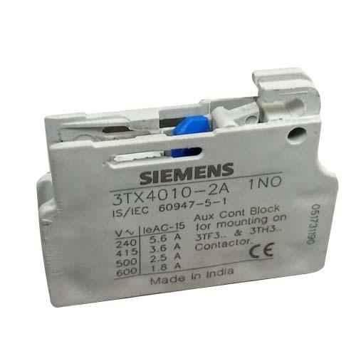 Siemens 3tx4010-2a Auxiliary Switch Block for attaching on contactors 1n0