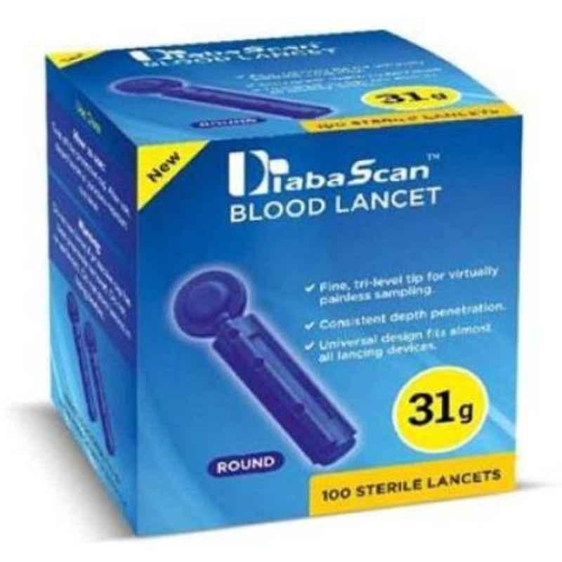 Diabascan 100 Pcs Glucometer Lancets