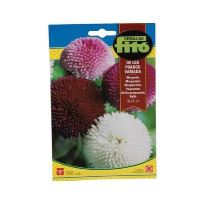 Fito Multicolour Bellis Pomponette Flower Seeds, 864069Ac