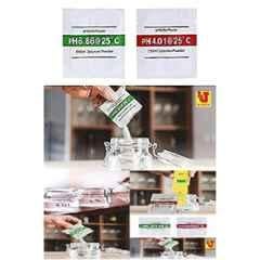Lab Junction pH Buffer, pH Buffer Powder for pH Meter, 1No.6.86 pH and 1 No.4.01pH at 25 deg C to Standardize, Calibration of pH Tester, pH Meter