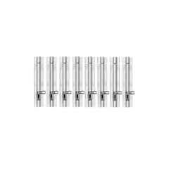 Fastgear Stainless Steel Silver Matt & Glossy Finish Push to Close Tower Bolt, FG2147 (Pack of 8)