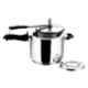Vinod 5.5L 18/8 Stainless Steel Induction Friendly Inner Lid Pressure Cooker with Steam Plate, SPCIL55