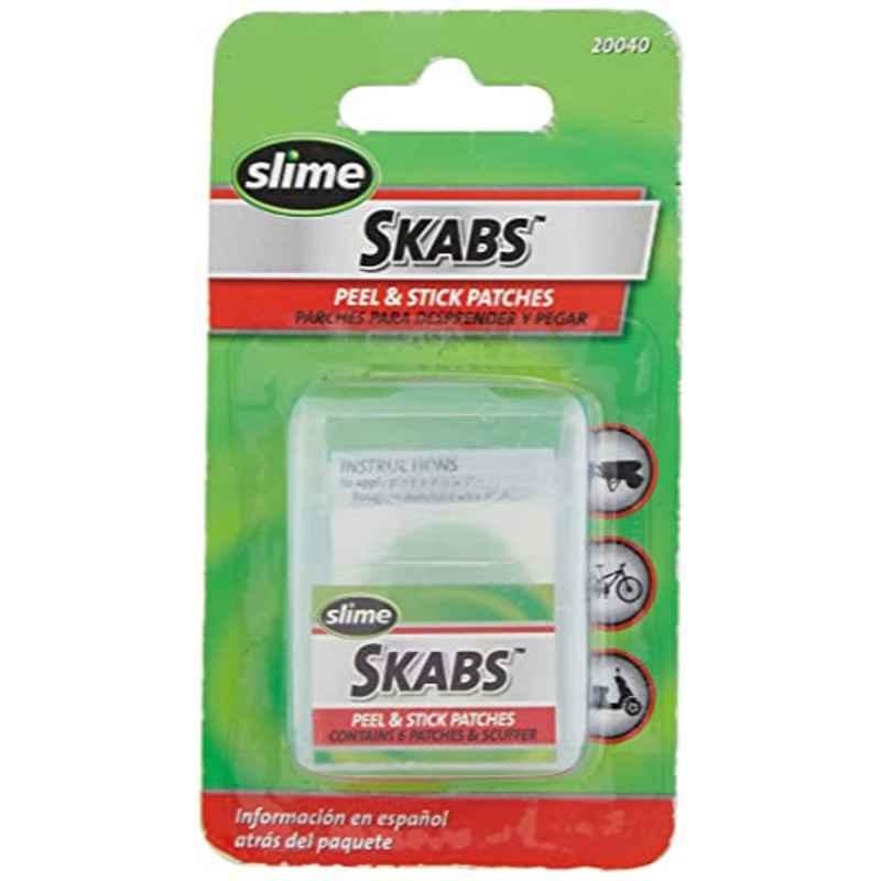 Slime Skabs Pre-Glued Peel & Stick Patches, 20040 (Pack of 6)