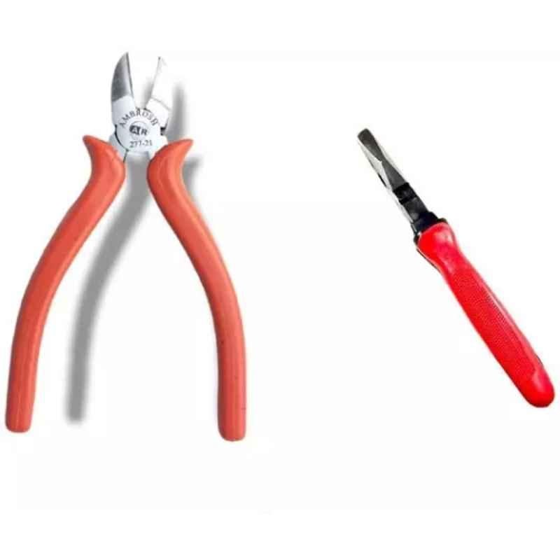 Sky Blue 2 Pcs 7.8 inch Lineman Plier Combo, SBE_PLIER_0442