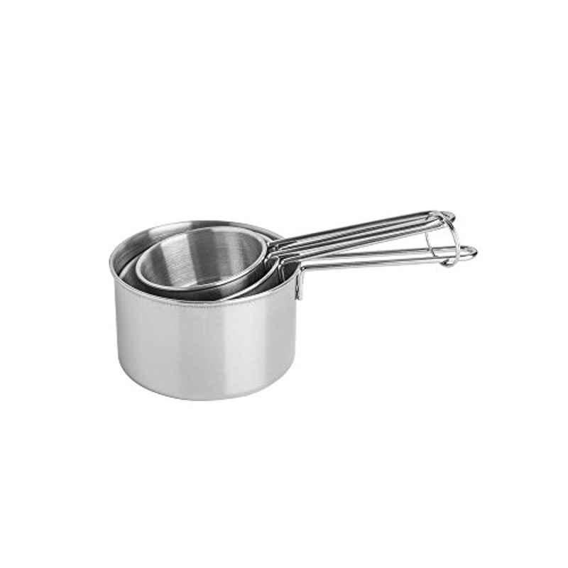 Mason Cash 2008.07 3 Pcs Stainless Steel Silver Measuring Cup Set