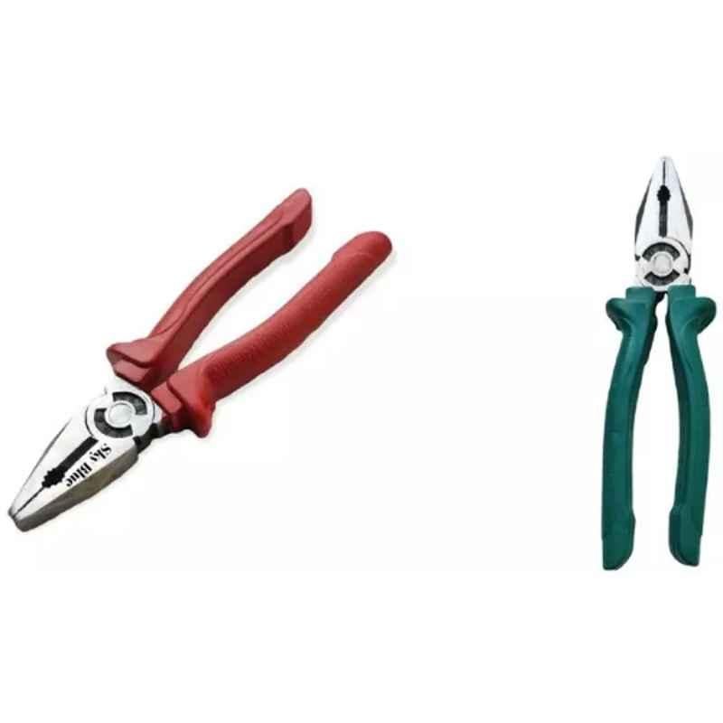 Sky Blue 2 Pcs 7.8 inch Lineman Plier Combo, SBE_PLIER_COMBO_MOD_00292