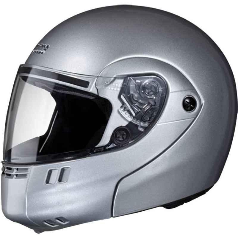 Studds Ninja 3G Eco Silver Gray Helmet, Size (XL, 600mm)