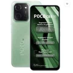 POCO C85 6.9 inch 6000mAh 6GB RAM/128GB Storage Spring Green Smartphone