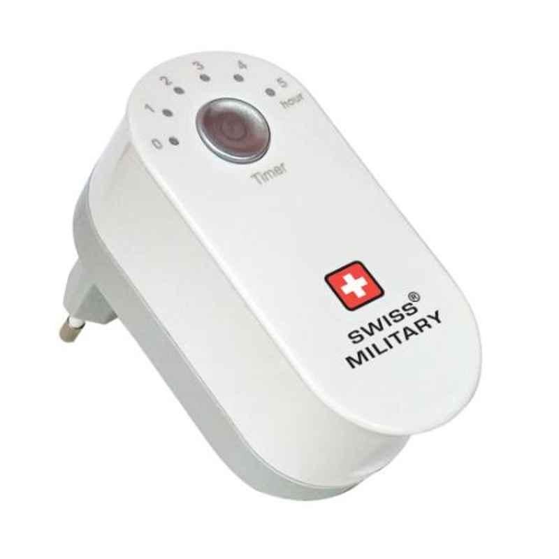 Swiss Military White 2 USB Port Time Charger, UAM12