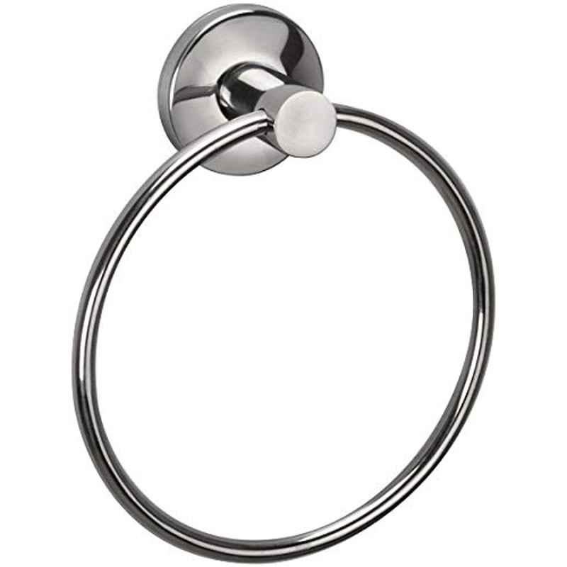 Zesta Stainless Steel Chrome Finish Wall Mounted Towel Ring