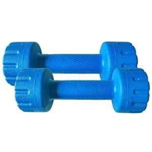 Forgesy 1kg PVC Blue Weight Exercise Dumbbell for Men & Women