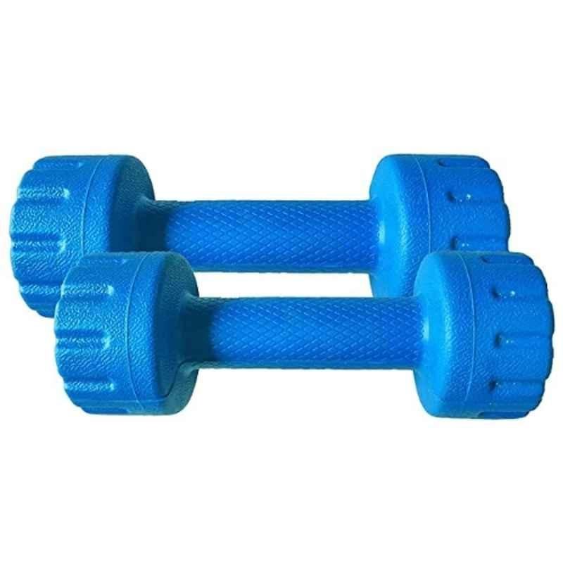 Forgesy 1kg PVC Blue Weight Exercise Dumbbell for Men & Women