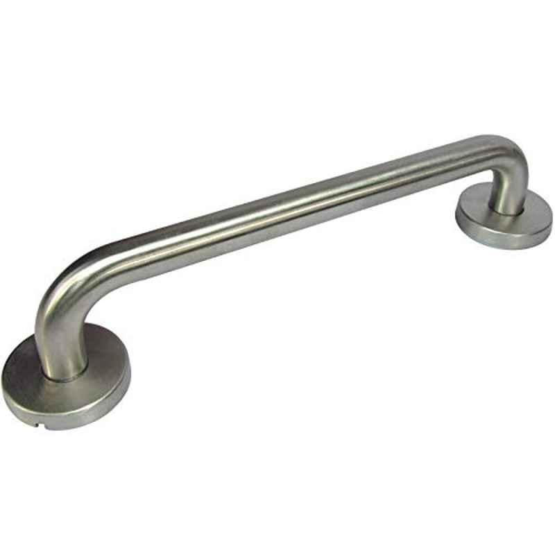 Robustline Stainless Steel D Bar Handle, Rosette Type, 19x150mm, Elderly Shower Support