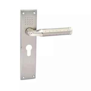 Harrison Vat Satin Chrome Finish Brass Mortise Handle Set, 01522