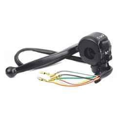 Uno Minda LHS Handle Bar Switch with Lever Assembly, Wire & 5 Bullet for TVS AX100, R100, Max100 & Max100R, SW-0655A