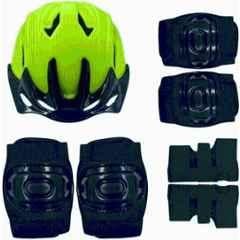 RB International Plastic & EVA Foam Green & Black New Skating Kit-371 Cycling Kit