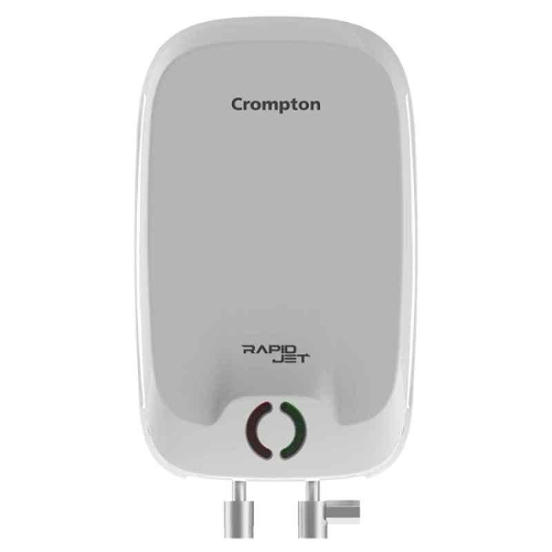 Crompton Rapidjet 3L Plastic White & Grey Instant Water Heater, AIWH-3LRPIDJT3KW5Y