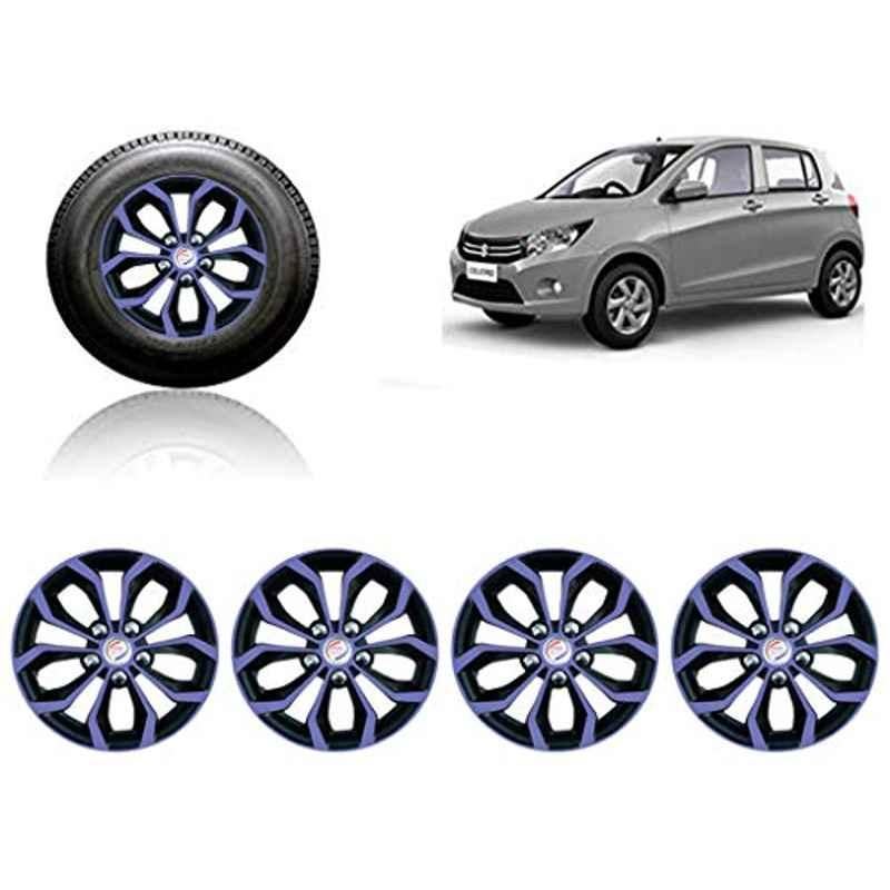 Auto Pearl 4 Pcs 14 inch ABS Violet & Black Car Wheel Cover Set for Maruti Suzuki Celerio VXI