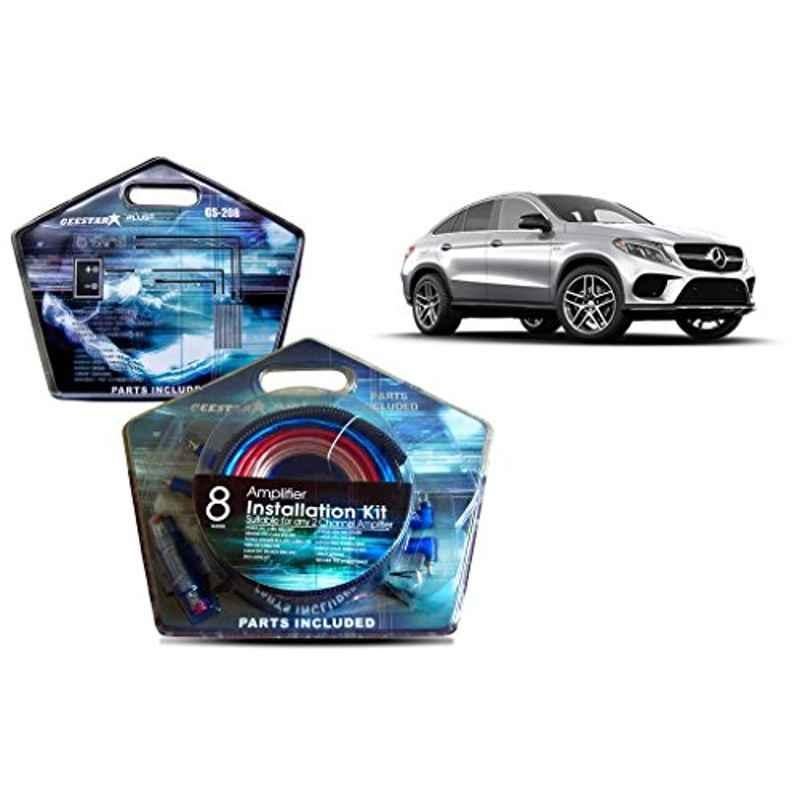 Auto Pearl Geestar Plus 8 Guage 2 Channel Amplifier Full Installation Kit for Mercedes Benz Mlc, GS-208