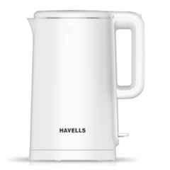 Havells Electric Kettle Aqua Plus 1500 Watts 1.2 liters , Double Layered  Cool Touch Outer Body