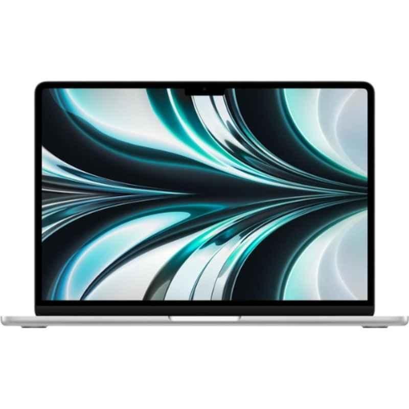 Apple MacBook Air 13.6-inch 2022 Apple M2 Chip/8GB/512GB SSD/10-core GPU/macOS Monterey/English Keyboard Silver Laptop, MLY03ZS/A