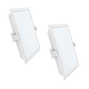 Fybros Cube 15W Polycarbonate Natural White Square Sleek LED Panel Light, FLS5173B (Pack of 2)