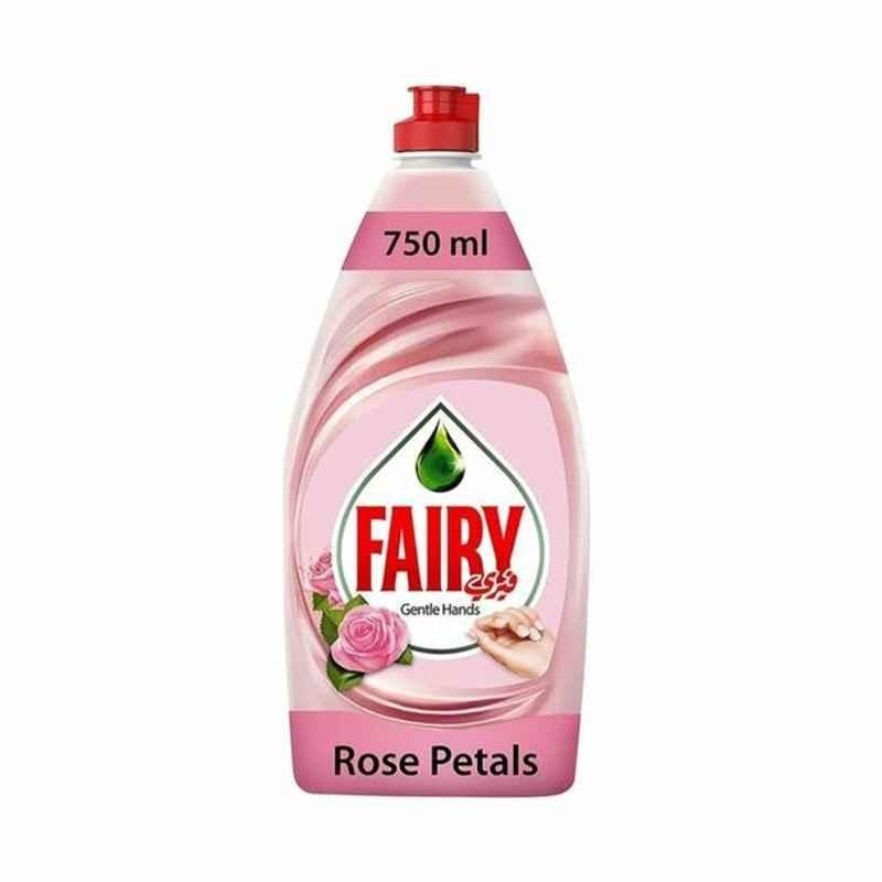 Fairy Gentle Hands Liquid Dishwash Cleaner, Rose Petals, 750ml
