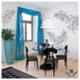 Kayra Decor 26x36 inch PVC Peacock Feather Wall Design Stencil, KHSNT421