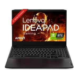 Lenovo IdeaPad Gaming 3 Shadow Black Laptop with AMD Ryzen 5 5600H 16GB/512GB SSD/WIN 11 & 15.6 inch FHD Display, 82K2022UIN