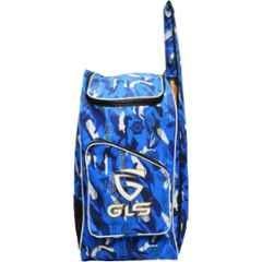 GLS Sniper 55 Litre Blue Camouflage Design Cricket Kit Duffle Bag with Side One Pocket, CDB14