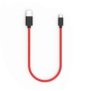 Twance 0.25m 3.1A 480Mbps TPE Red Type C to USB Fast Charging & Data Transfer Cable with 6 Months Warranty
