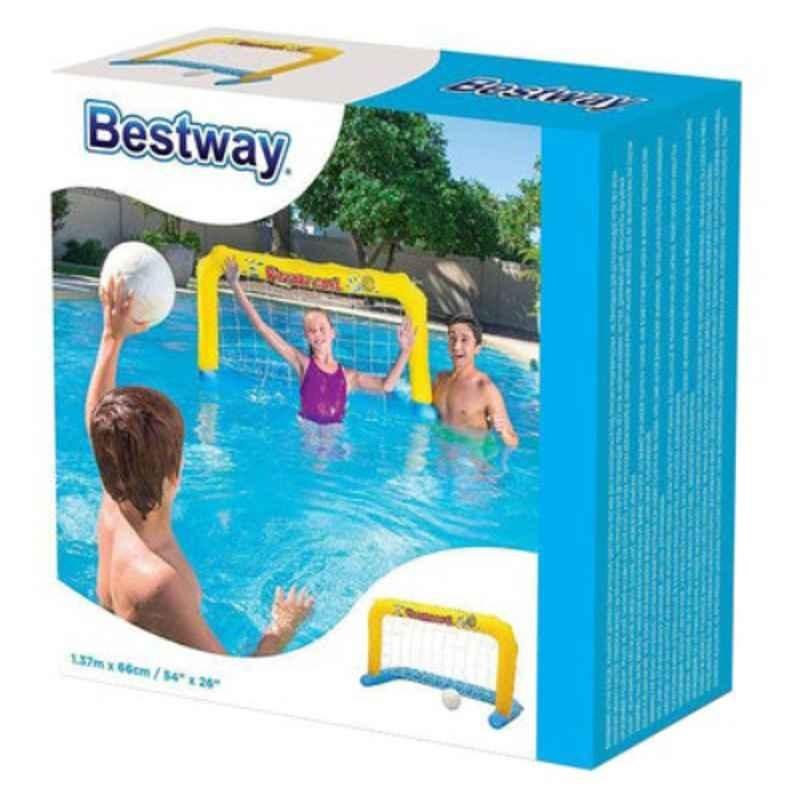 Bestway 52123B 2-in-1 Goal with Hand Ball Set, 54x26x54 inch