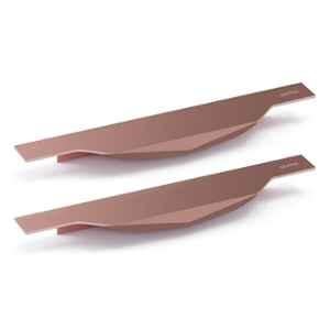 Plantex Profile Handle for Kitchen Cabinet/8 inch Aluminium Drawer Profile Handle/Wardrobe Pull Handle for Home/Office/Hotel - Pack of 2 (Rose Gold)