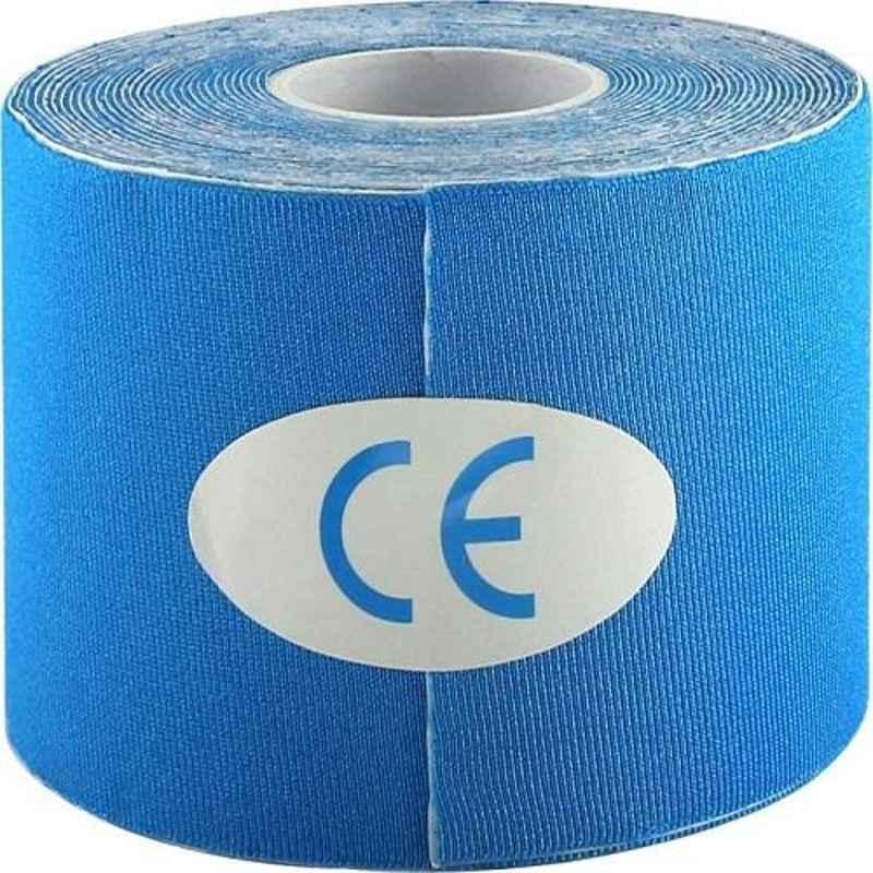 Spanco 5mx5cm Blue Nylon Fabric Kinesiology Tape
