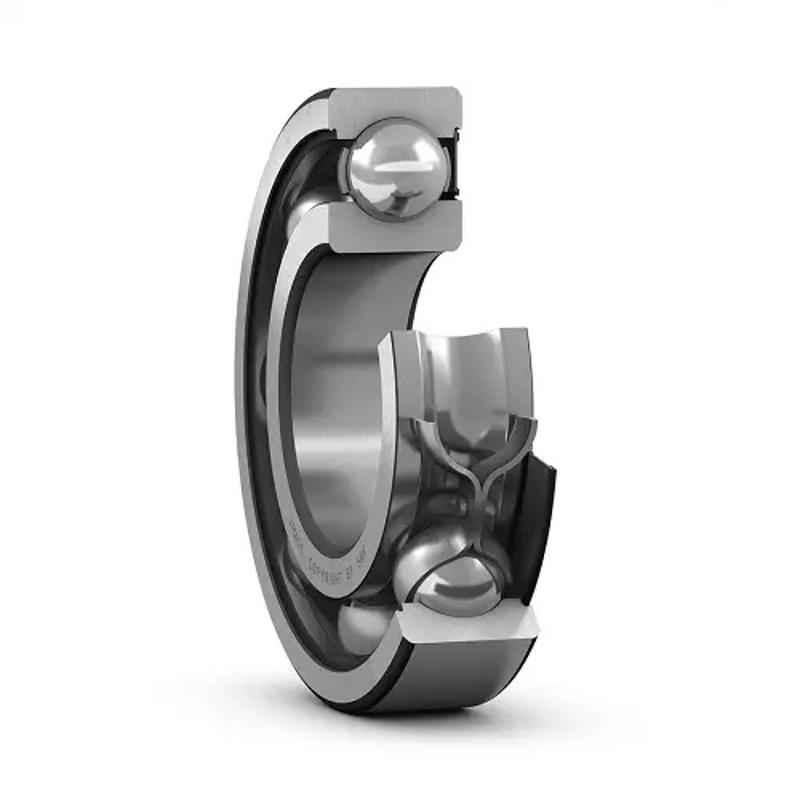 SKF 25x52x15mm Steel Deep Groove Ball Bearing, 6205-RS1 (Pack of 10)-picture-48