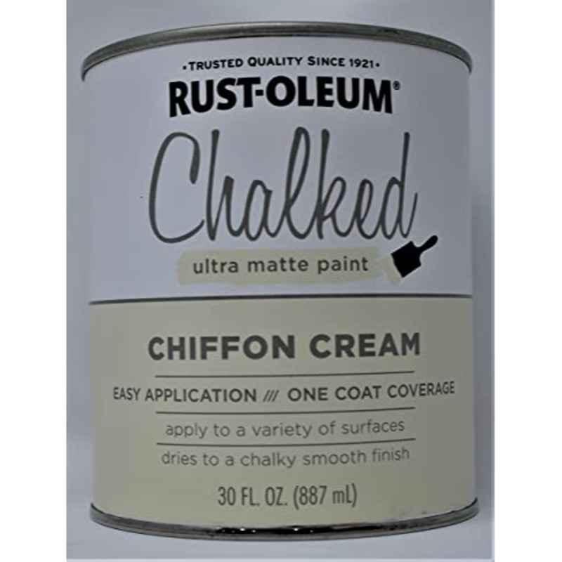 Rust-Oleum Chalked 30 fl Oz Chiffon Cream Ultra Matt Paint