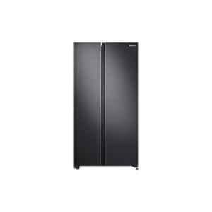 Samsung RS72A50K1B4/TL 692L Gentle Black Matt Frost Free Side by Side Door Inverter Refrigerator