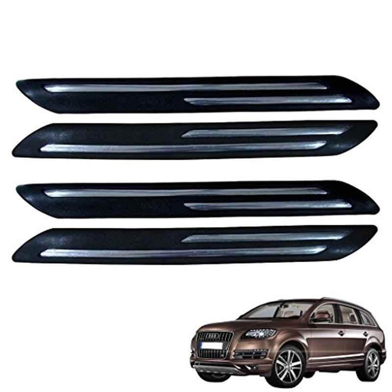 Kozdiko 4 Pcs Double Chrome Bumper Protector Set for Audi Q7