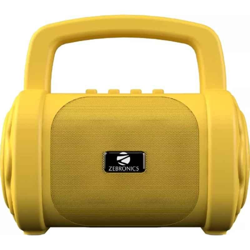 Zebronics Zeb County 3 3W Yellow Mono Bluetooth Speaker