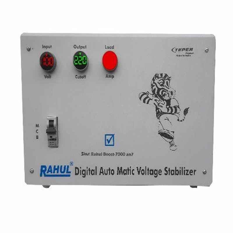 Rahul Boost 7000AN7 100-280V 7kVA Single Phase Automatic Voltage Stabilizer